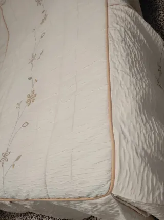 Cubrecama Visesa 105x240 cm Beige