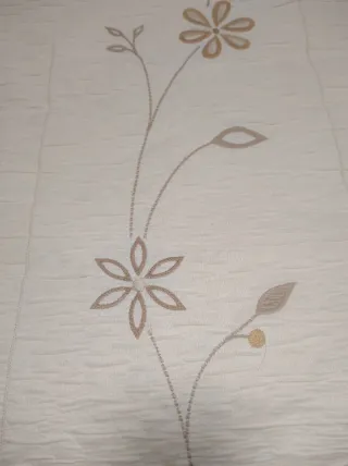 Cubrecama Visesa 105x240 cm Beige