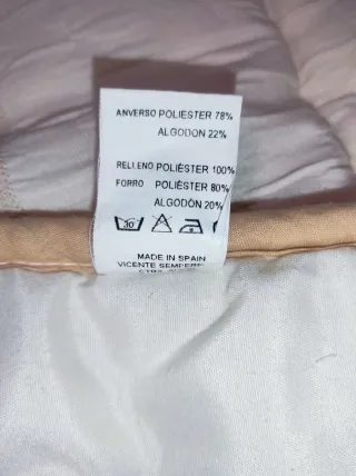 Cubrecama Visesa 105x240 cm Beige