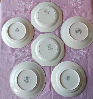 Set 6 piatti decorati