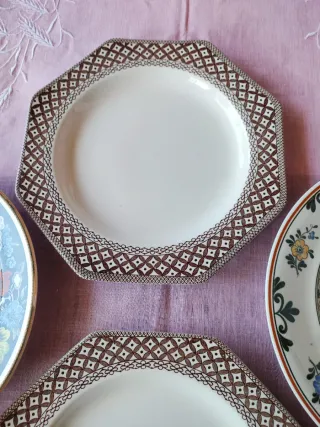 Set 6 piatti decorati