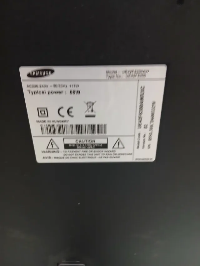 Samsung Smart TV 42 pulgadas Pantalla Rota