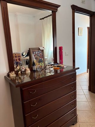 Dormitorio completo madera