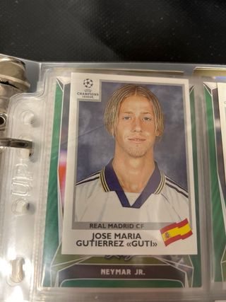 Lote cromos Real Madrid Champions 99/00