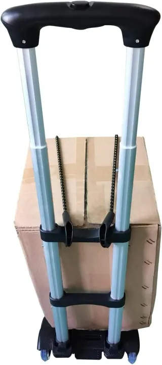 Carrello per bagagli pieghevole con ruote, compatto e leggero