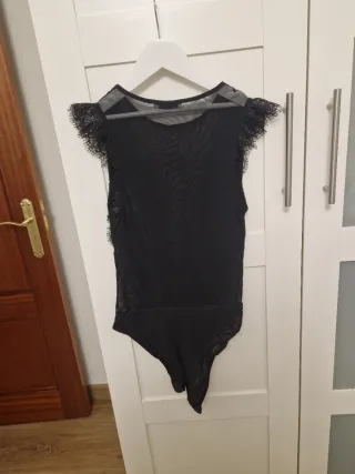 Body Zara encaje y transparencias T.S