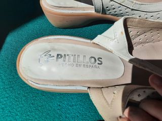 Zapatos piel marca PITILLOS talla 40 como nuevos