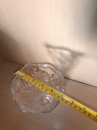 Florero de Cristal Decorado