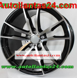 Pack 4 llantas para bmw x6 x5 vintage blac