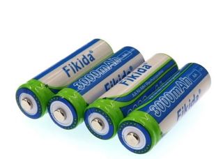 Batteria AA da 3000mAh, batteria ricaricabile NiMH 1,2 da 14430 v (2 batterie)