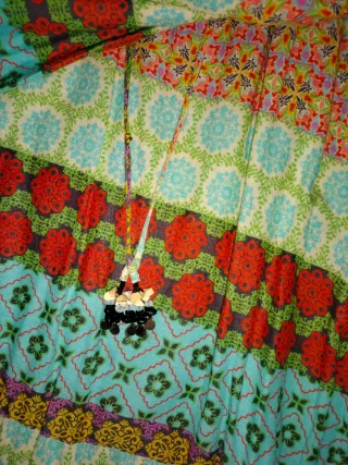 Vestido largo Zara estampado