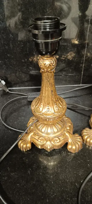 Lámparas de mesa bronce estilo clásico