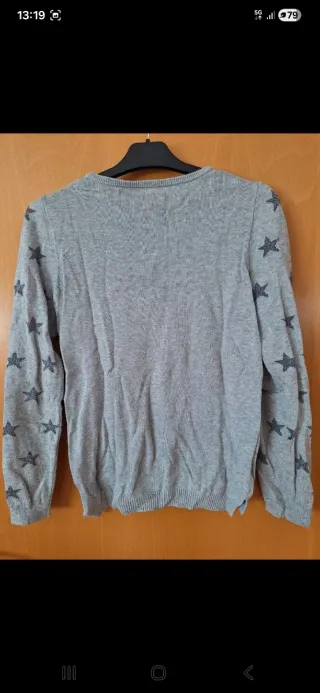 Jersey gris estrellas Primark Talla S