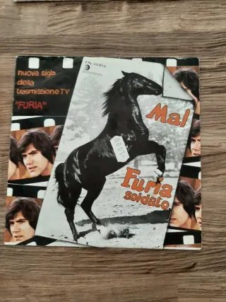 Cinque dischi ii vinile, anni Sessanta/Settanta