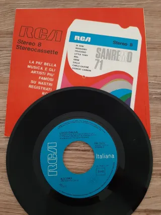 Cinque dischi ii vinile, anni Sessanta/Settanta