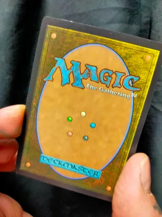 Carta Magic Arcane Signet pintada a mano