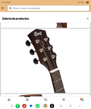 Guitarra Electroacústica Cort Negra