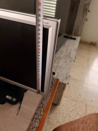 Monitor Computer Argento e Nero