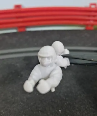 Piloto y copiloto Scalextric Rally 3D