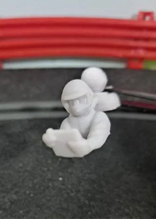 Piloto y copiloto Scalextric Rally 3D