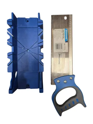Silverline Tools 335464 - Scatola di incastro con sega (300 x 90 mm)