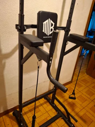 Estación Entrenamiento Power Tower Dip