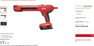 APLICADOR DE ADHESIVO A BATERIAS HILTI HDE 500-A22