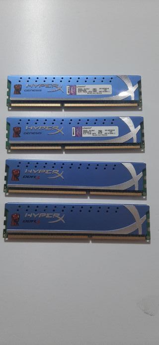 4x Kingston HyperX DDR3 16GB RAM