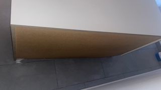 Mueble TV blanco madera