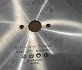 DISCO SIERRA CIRCULAR PARA MADERA LEMAN 450mm
