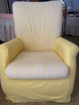 Sillón con funda desmontable