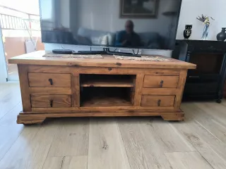 Mesa centro madera maciza