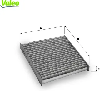 VALEO 698801 Filtro aria abitacolo PROTECT Filtro anti-polline con carbone attivo