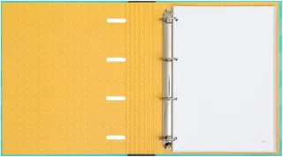 Mr. Wonderful - Cartellina con anelli e fogli Wonder - Sognando e creando