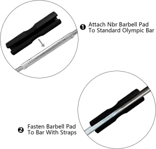 Cuscinetto di protezione ergonomico avanzato per collo e spalle per squat