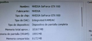 TORRE i5 7600-16GB RAM-SSD-HDD-GTX 950 2GB-W11