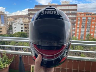 Casco Shoei Talla S/XS Negro/Rojo