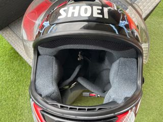 Casco Shoei Talla S/XS Negro/Rojo