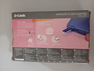 Adaptador inalámbrico USB D-Link DWL-G122 + Regalo