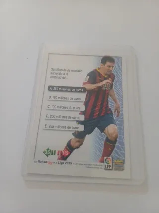 Cromo Fútbol Messi 2015 FCB Superstar