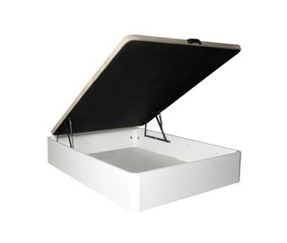 Canapé abatible 150x190 madera blanco