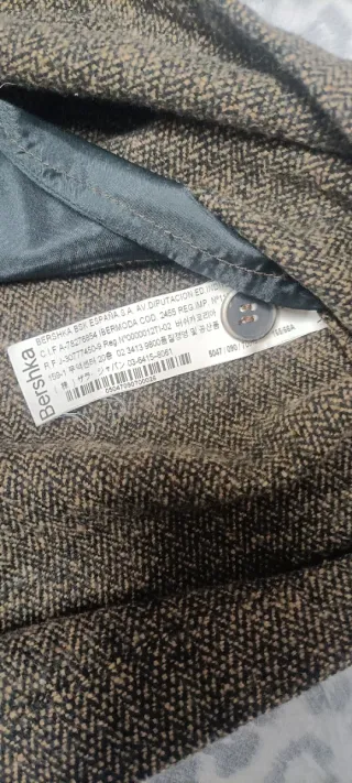 Falda de vestir marrón Talla 36- S. 3€!!