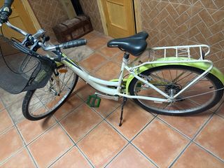 Bicicleta Retro con Canasta