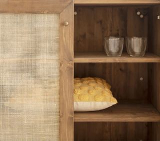 Aparador Decowood Madera y Ratán