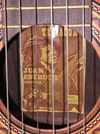 Guitarra Juan Estruch 150 Trovador Tapa Maciza