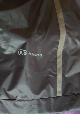 Cuna plegable Kinderkraft gris