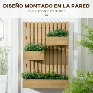 Jardinera de madera