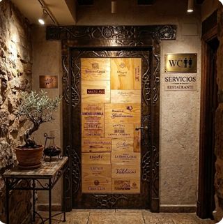 Decoración madera forrar puertas paredes muebles