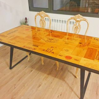 Decoración madera forrar puertas paredes muebles