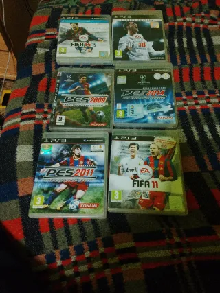 Lote 6 Juegos PS3 FIFA y PES